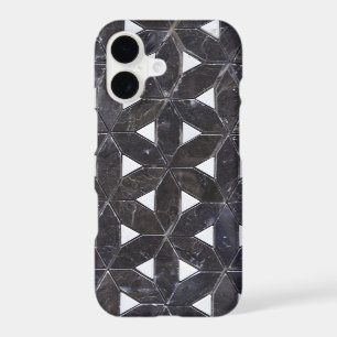 elegant Grey Mosaic flower of life Tile pattern