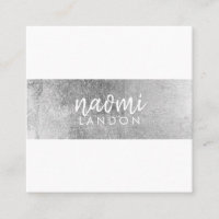 Elegant grey silver modern stripe minimalist white