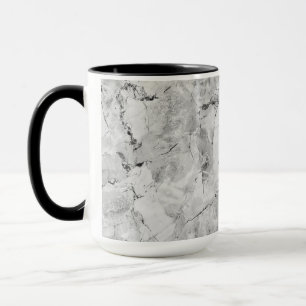 Elegant Grey Stone Mosaic Cascade Marble Texture C Mug