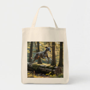 Elegant Greyhound Grocery Tote