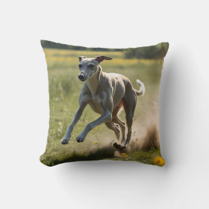 Elegant Greyhound Throw Pillow