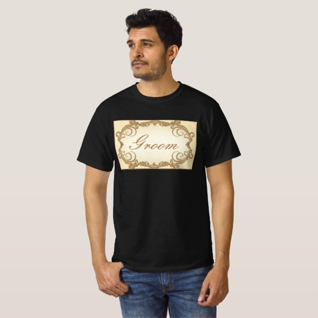Elegant Groom T-Shirt (Front Full)