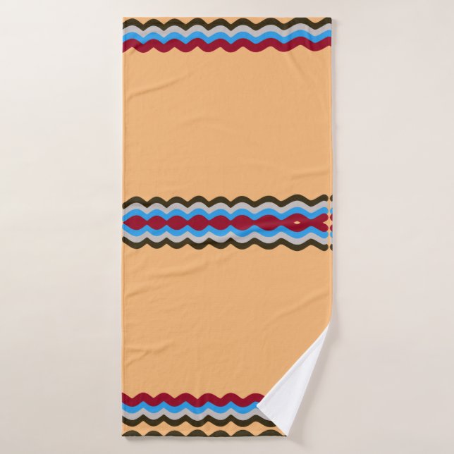 Elegant groovy  bath towel set (Bath Towel)