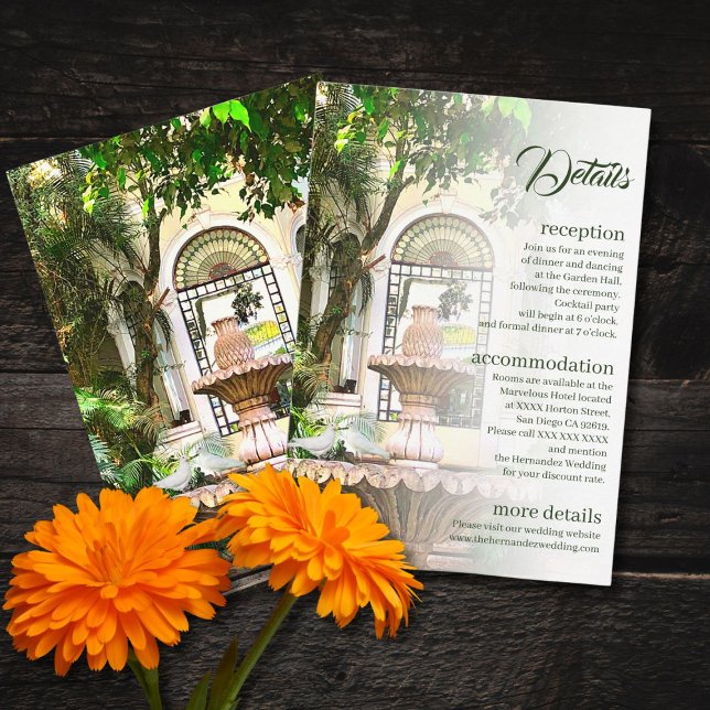 Elegant Hacienda And White Doves Mexican Wedding Enclosure Card (Creator Uploaded)