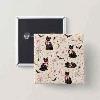 Elegant Halloween Chic Spooky Season 15 Cm Square Badge