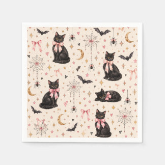 Elegant Halloween Chic Spooky Season Napkin