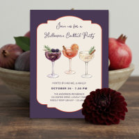 Elegant Halloween Cocktail Party Evening Soiree