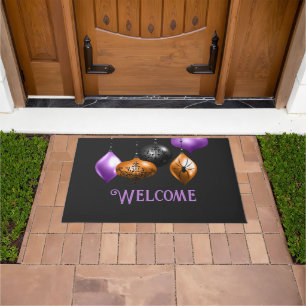 Elegant Halloween Party  Doormat