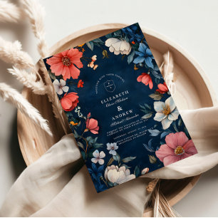 Elegant Halloween Wedding Invitation