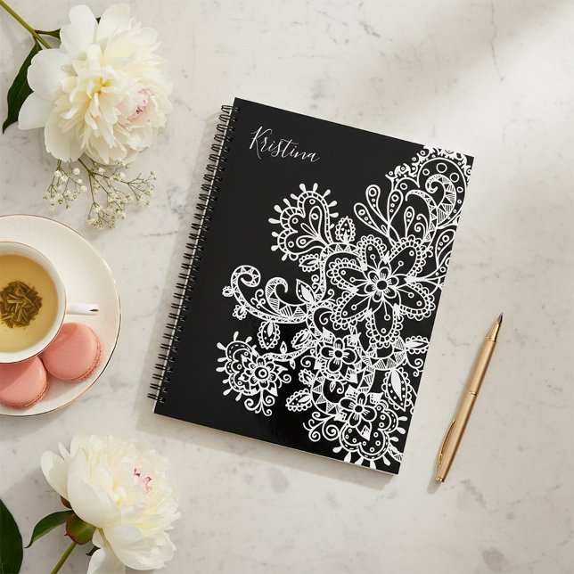 Elegant Hand-Drawn Floral and Paisley Planner (Creator Uploaded)
