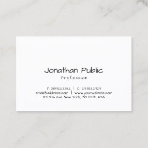 Elegant Handwritten Script Professional Template Business Card
