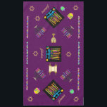 Elegant Hanukkah Chanukah Tablecover Tablecloth<br><div class="desc">I love this and will post it in my Holiday - Category - Hanukkah - Chanukah Section. Choose your size and enjoy. Thank you for being with me for all your needs and special occasions. I am honoured. Sharon Rhea Ford (www.zazzle.com/sharonrhea*) ... and I do have several matching products on...</div>