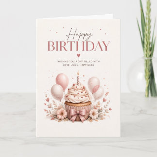 Elegant Happy Birthday Card