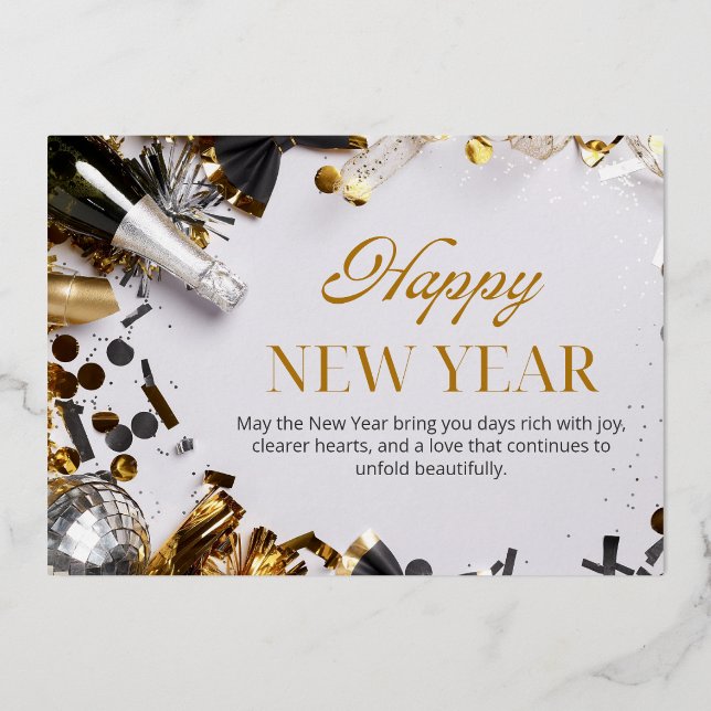 Elegant Happy Birthday Card (Front)