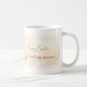 Elegant Happy Easter Mug – customisable 