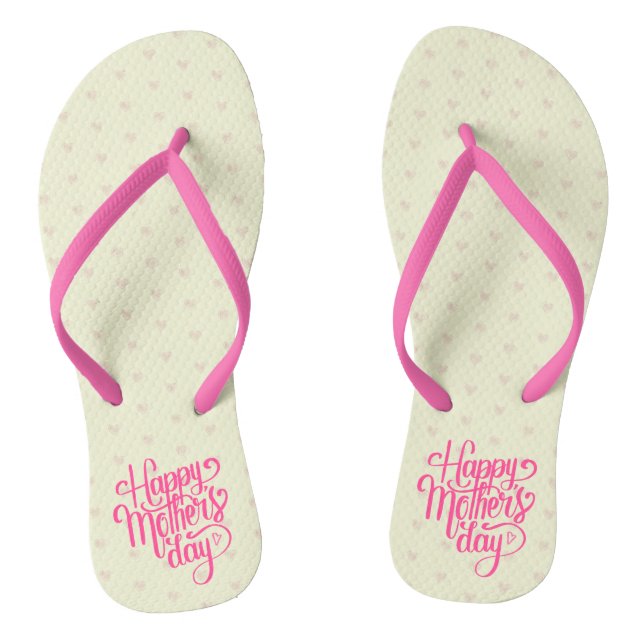 Elegant Happy Mother's Day | Flip Flops (Footbed)