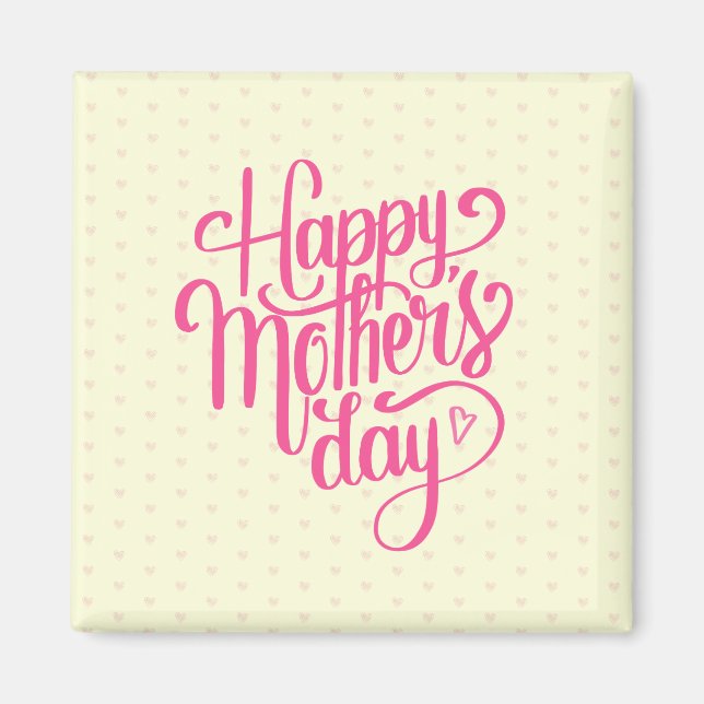 Elegant Happy Mother's Day | Magnet (Front)