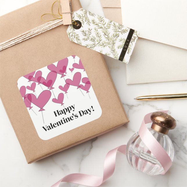 Elegant Happy Valentine's Day stickers (Gifting)