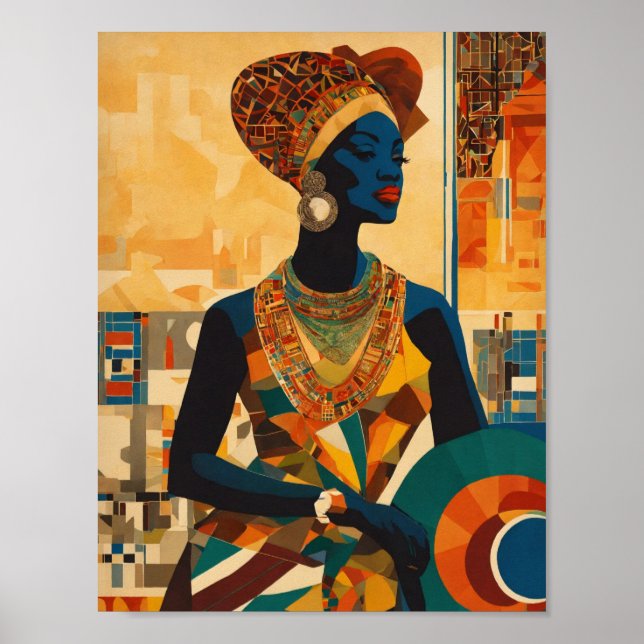 Elegant Harlem Renaissance Sophisticated Lady Poster (Front)