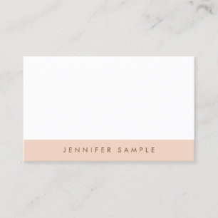 Elegant Harmonic Colours Professional Clean Plain Business Card