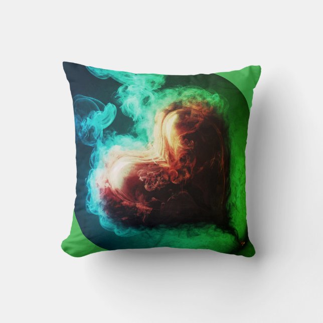 Elegant Harmony: Black and Red a crane chinnese Cushion (Front)