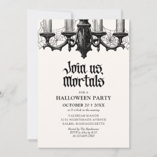 Elegant Haunted Halloween Party Invitation
