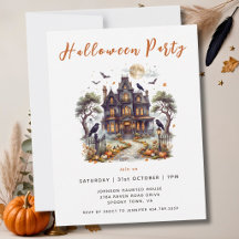 Elegant Haunted Manor Halloween