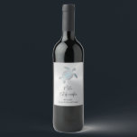 Elegant Hawaiian Christmas Custom Wine Label<br><div class="desc">This elegant Hawaiian Christmas wine label features a silver tribal turtle on a faux silver foil background,  "Mele Kalikimaka" saying in an elegant handwritten script and a custom text. Say "Merry Christmas" in Hawaiian to your friends and family with this modern sea turtle design!</div>