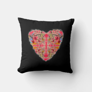 Elegant Heart by Alexandra Cook Cushion