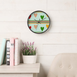 Elegant Heart Clock