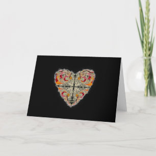 Elegant Heart Holiday Card