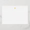Elegant Heart Real Gold Foil Stationery Note Card