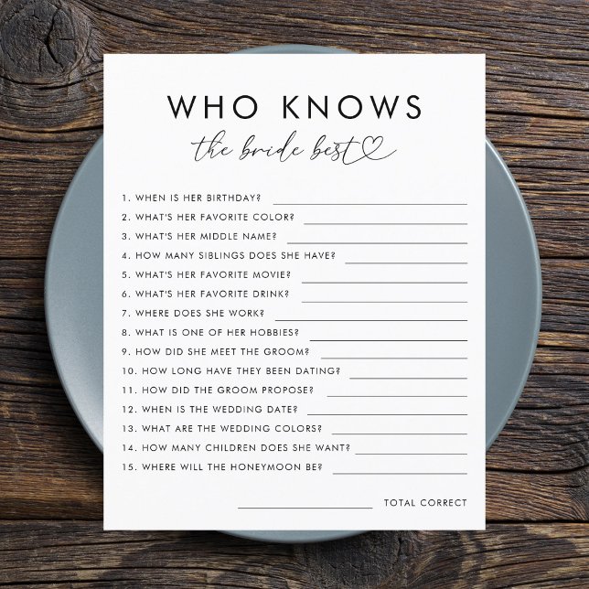 Elegant Heart Script Who Knows the Bride Best Game (Creator Uploaded)