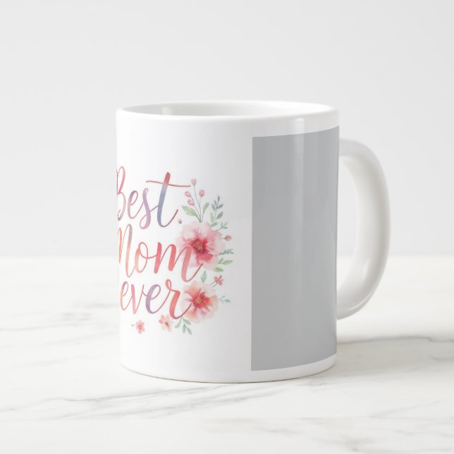  Elegant & Heartwarming Gift for Moms Large Coffee Mug (Front Right)