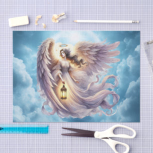 Elegant Heavenly Angel lovers Tissue Paper