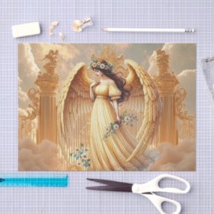 Elegant Heavenly Gate Angel Tissue Paper