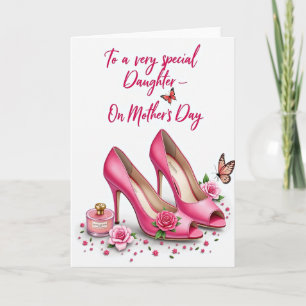 Elegant Heels Mothers Day Card