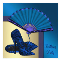 blue and gold birthday party