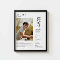 Elegant High School Photo Graduate Gift
