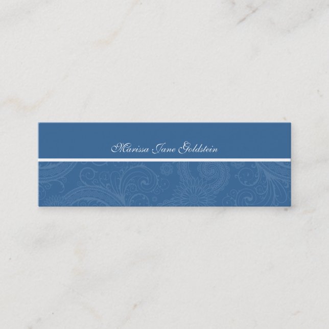 Elegant Hindu Swirl Mummy Cards (Front)