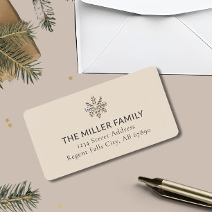 Elegant Holiday Address Label