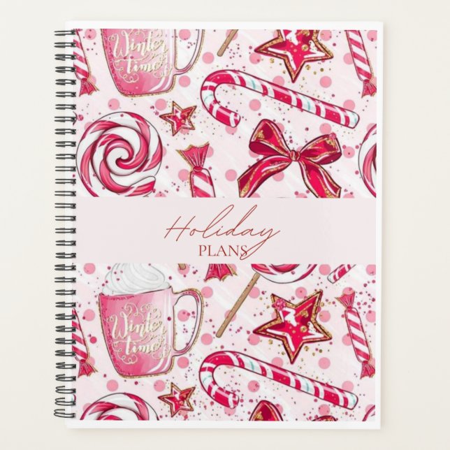 Elegant holiday christmas planner (Front)