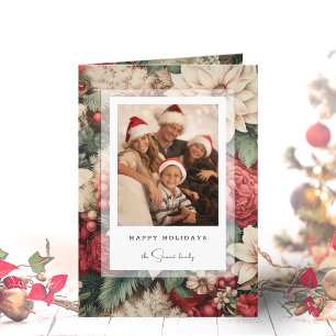 Elegant Holiday Floral Photo