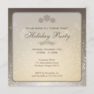 Elegant Holiday Party Company Invitation