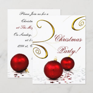 elegant Holiday party Invitation