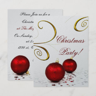 elegant Holiday party Invitation