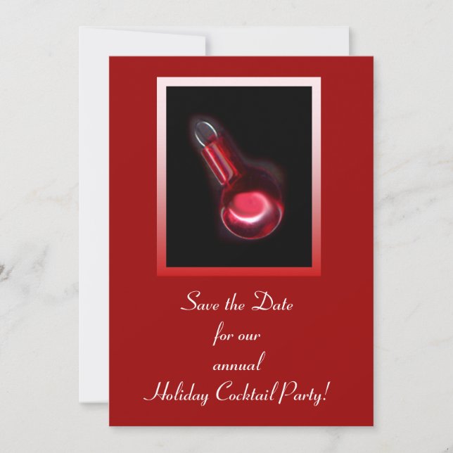 Elegant Holiday Save the Date (Front)