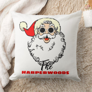 Elegant Holidays Santa Claus Family Christmas Cushion