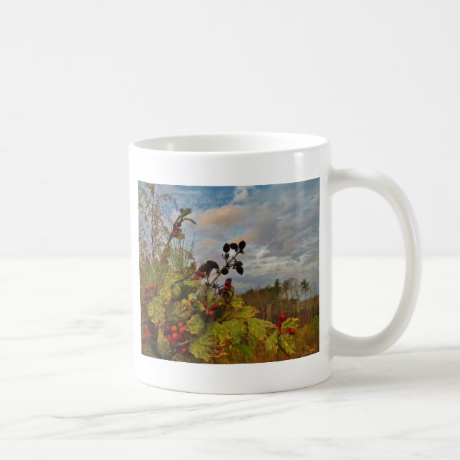Elegant Holly Christmas, Coffee Mug (Right)