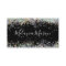 Elegant Holographic Glitter Makeup Artist Black